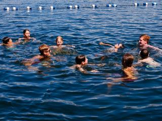 swimming